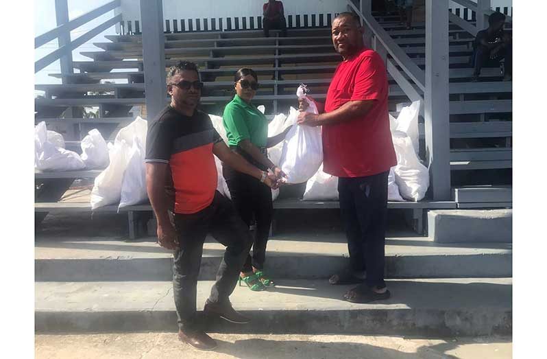 Donation of food hampers to the Rose Hall Town Council