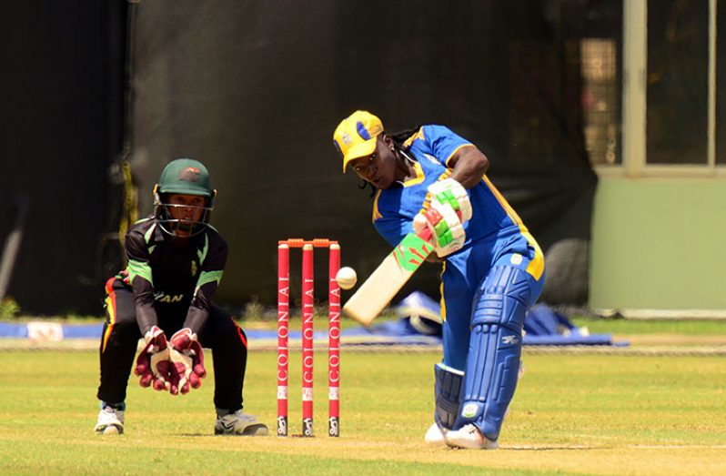 Deandra Dottin smashed an unbeaten 56-ball 76. (Adrian Narine photo)