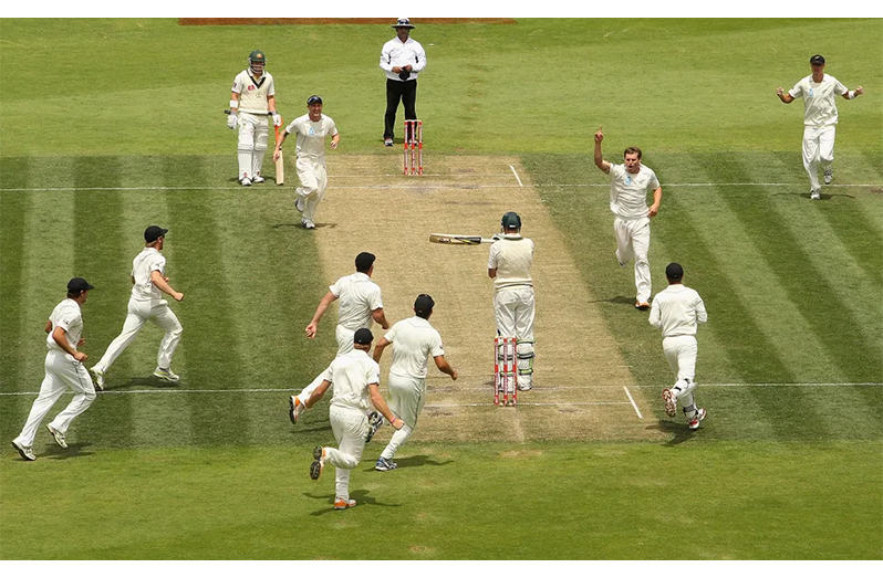 Bracewell led New Zealand to one of their most memorable Test wins with his 9 for 60 in Hobart in 2011 • Quinn Rooney/Getty Images