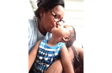 Nadia and her son Declan