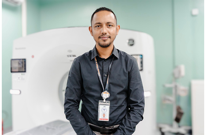 Radiologist, Dr Vidyanand Hemraj