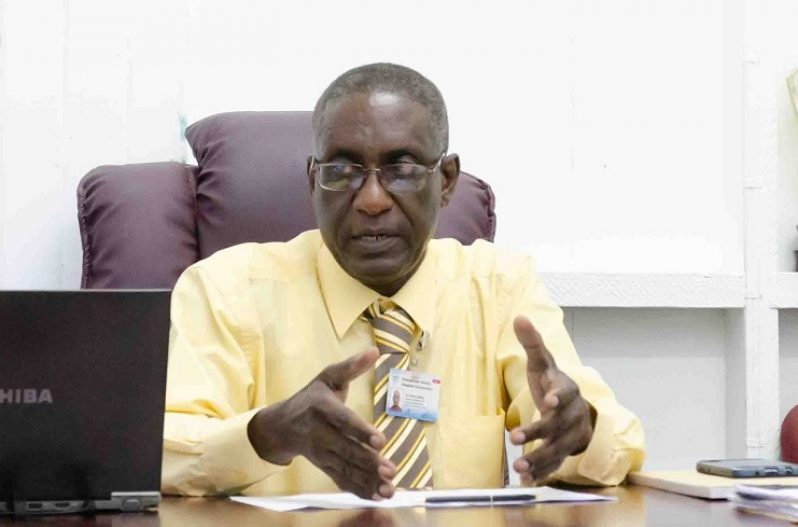 Director of Medical and Professional Services, GPHC, Dr. Fawcett Jeffery