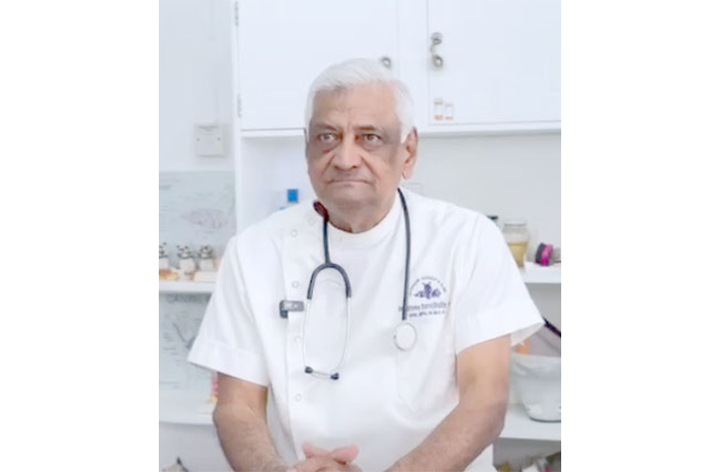 Dr. Steve Surujbally, one of Guyana’s most recognised veterinarians (Sachin Persaud photos)