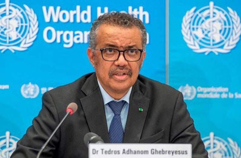 WHO Director-General, Dr. Tedros Adhanom Ghebreyesus