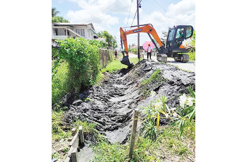 Drainage works carried out in various parts of Region Six