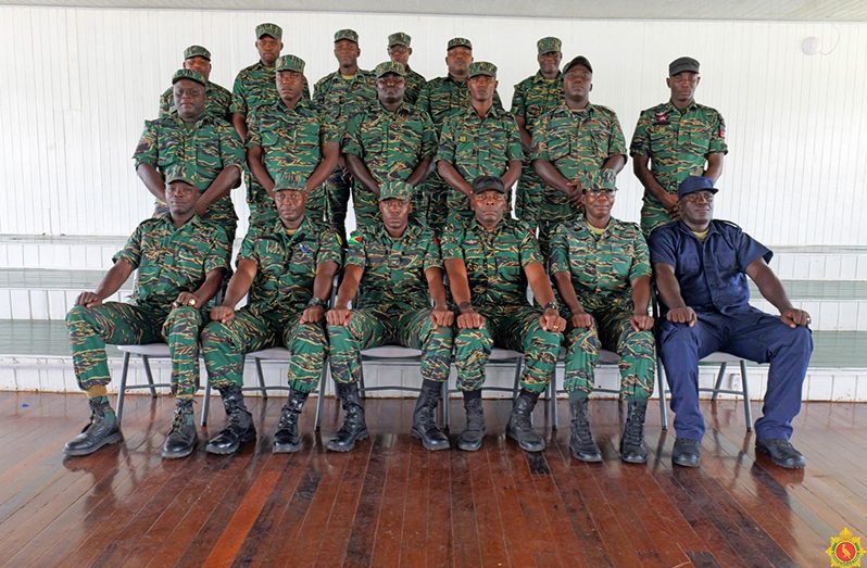 Thirteen Senior and Junior Non-Commissioned Officers completed GDF Motor Lorry and Motor Bus Driving Courses