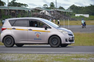 One of the vehicles used at Defensive Driving School (Photo Compliments of Elvin Croker)