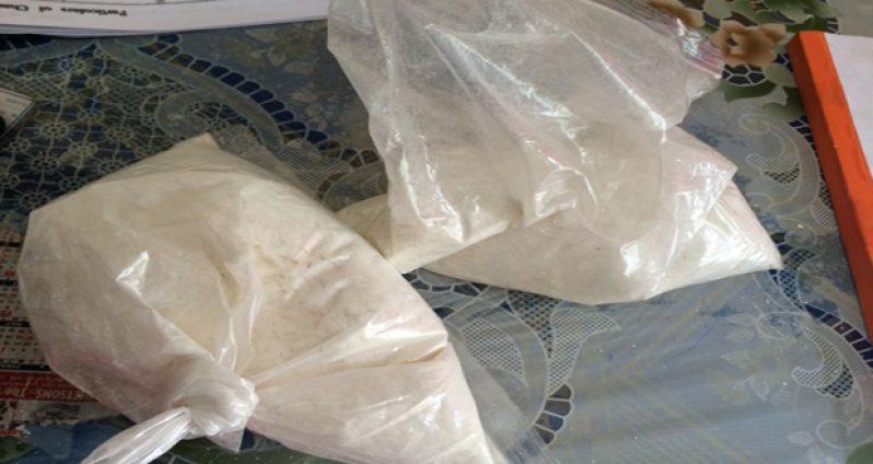 The quantity of cocaine found strapped to Gordon Wensley Lino