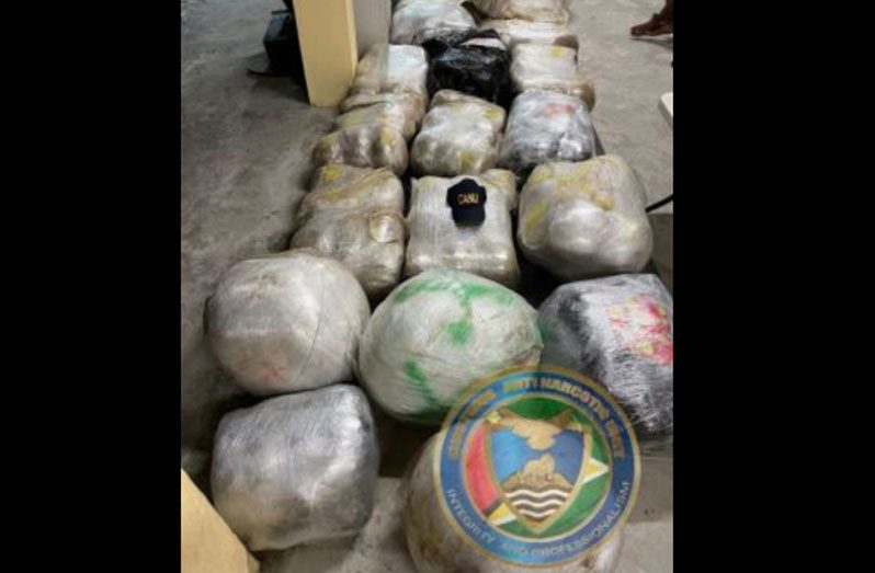 The narcotics seized by CANU