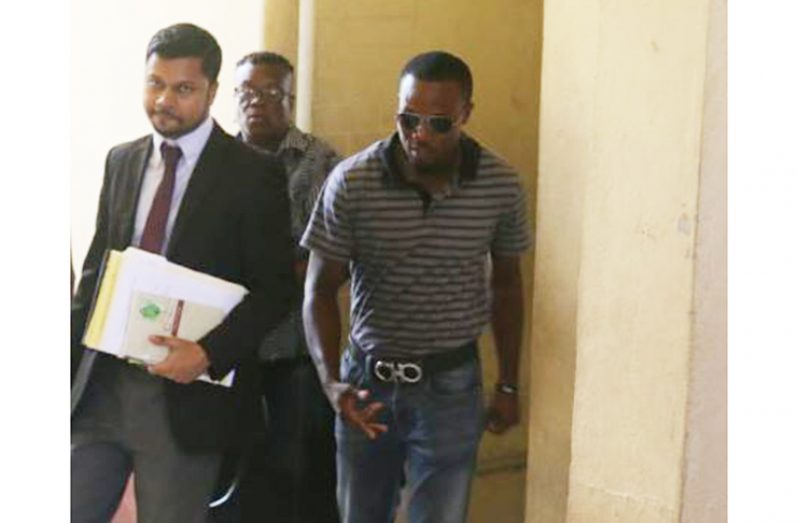 Delon Dublin with his lawyer Siand Dhurjon