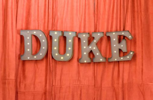 The bright sign that greets you at the entrance (Delano Williams photo)