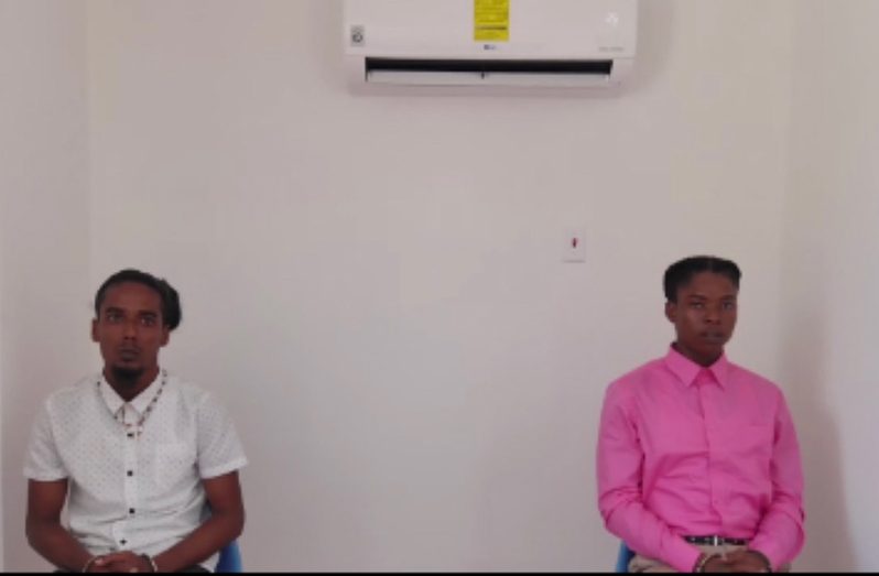 Kevin Persaud, called “Boyce” (left) and Selwin Dawson, called “Crack Skull”.