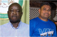 Leader of APNU, Aubrey Norton and Leader of WIN, Azruddin Mohamed