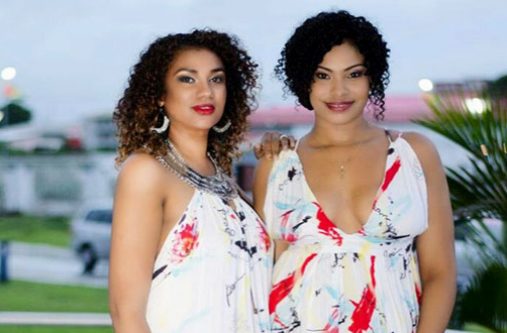 Nadia Thomas-Winter (left) and Natalya Thomas