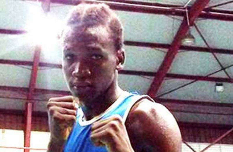 Jamaal Eastman was one of two Guyanese boxers who suffered narrow defeats.
