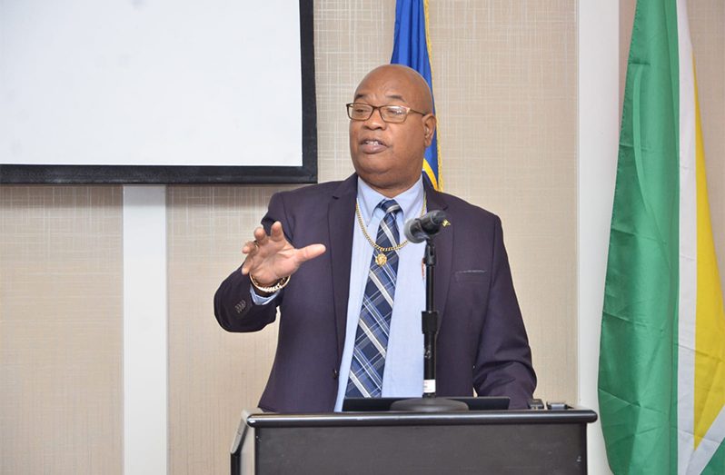 Minister of Public Works, Juan Edghill (MoPW photo)