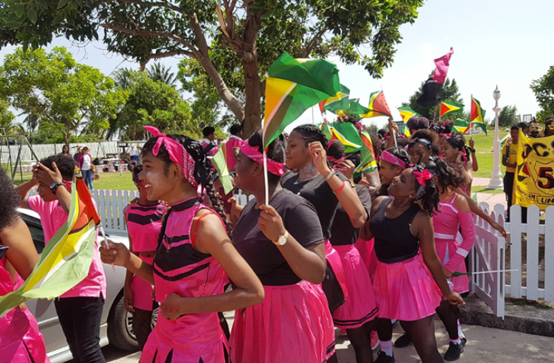 Students from the Anna Regina Secondary School