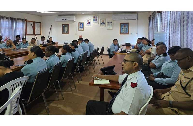 The workshop focused on the enhancement of emotional intelligence and personal development for members of the force was convened at the Regional Democratic Council boardroom