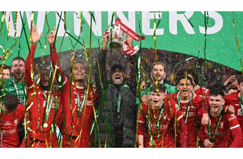 Liverpool lifted the EFL Cup for a second time under Jurgen Klopp