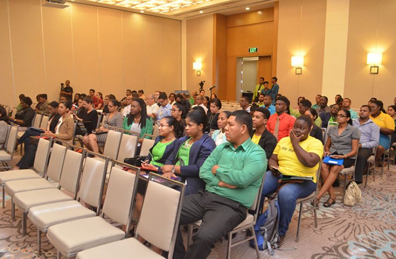A section of the audience at the Marriott Hotel