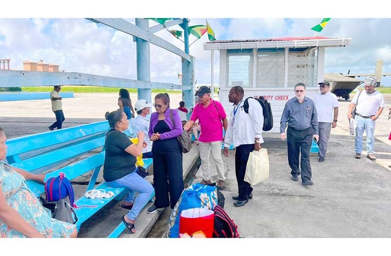 The ERC led by its Chairman Shaikh Moeenul Hack, deployed a team of Commissioners and staff to Region Two as part of the Commission's commitment to stand alongside those affected during this period of national mourning