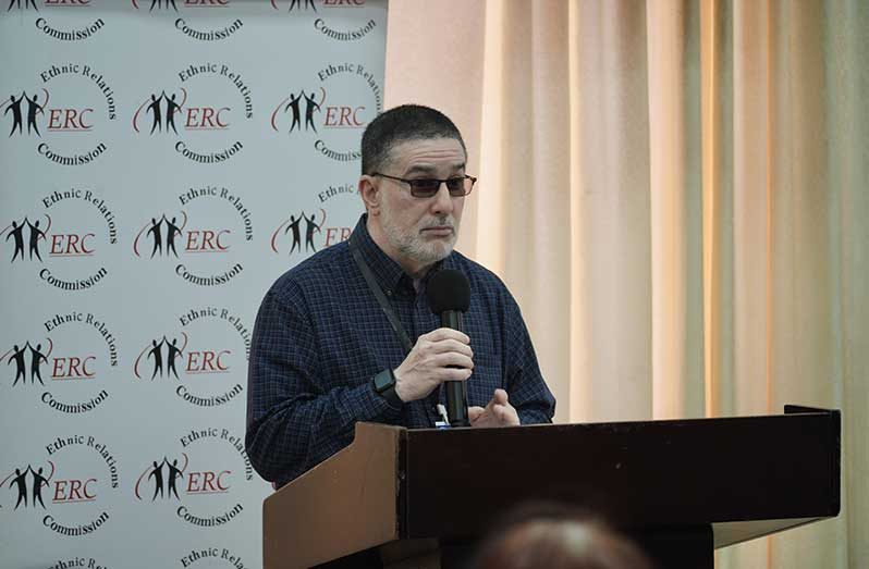 Ethnic Relations Commission (ERC) Chairman Shaikh Moeenul Hack (Sachin Persaud photos)