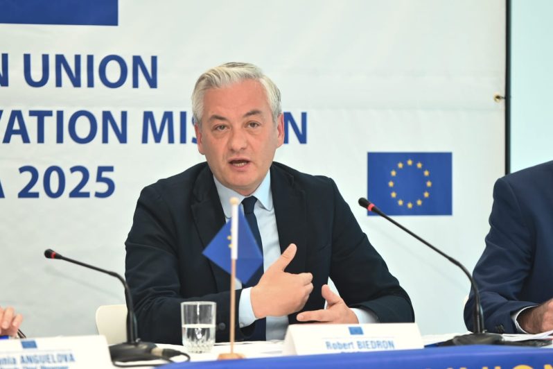 European Union’s Election Observation Mission (EU EUOM) Chief Observer, Robert Biedron (Delano Williams photo)