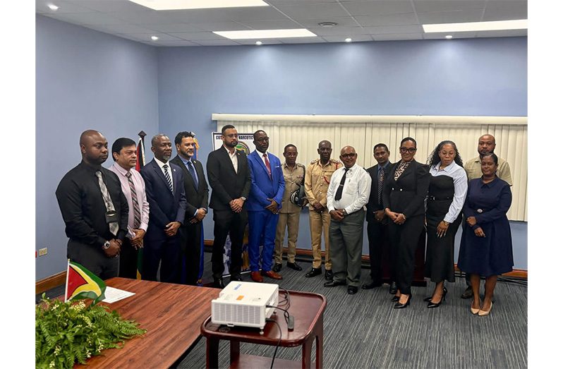 Stakeholders present at Guyana’s launch of the National Early Warning System which aims to firm action against new and emerging drug threats