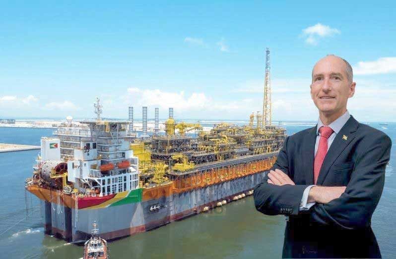 President of ExxonMobil Guyana, Alistair Routledge
