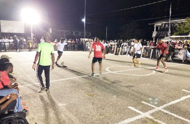 FLASHBACK - Part of the action in the Guinness ‘Greatest of the Streets’ East Coast Demerara edition at the Haslington Market tarmac
