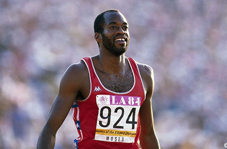 Former hurdles star Ed Moses