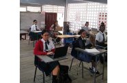 QuizMe in use at an Essequibo island Secondary School