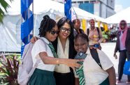 Minister of Education Sonia Parag engaging with students