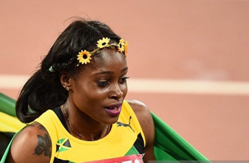 Elaine Thompson … beaten for the first time this year.
