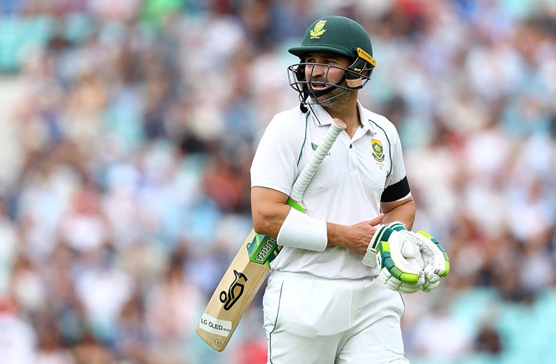 South Africa skipper Dean Elgar