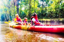 Visitors to Elite Kayaking have what Deon calls a party on the water