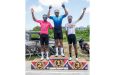 Elite Winners (1st to 3rd place) Marlon Williams, Jamual John & Briton John)