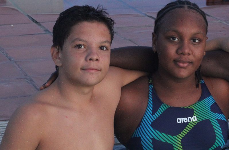Dorado swimmers Elliott Gonsalves and Monique Watson were outstanding in the 200m breaststroke.