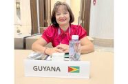 President of the Guyana Badminton Association, Emelia Ramdhani