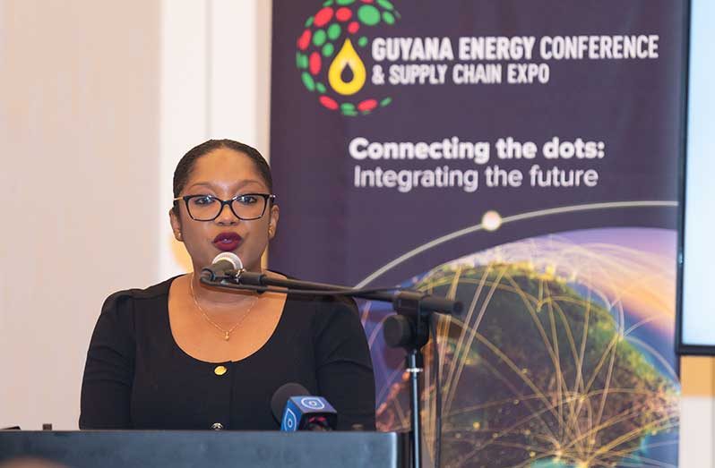 CEO of the Guyana Energy Conference and Supply Chain Expo, Kiana Wilburg (Delano Williams photos)