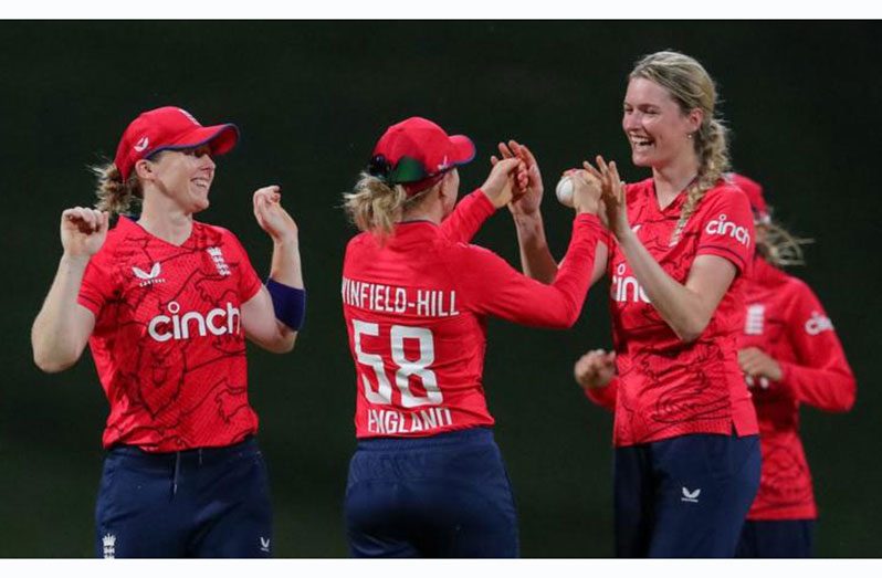 Lauren Bell took two wickets for England as they continued their dominance over West Indies.