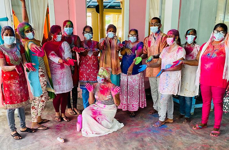 Members of the Golden Fleece Vishwa Jhotir mandir