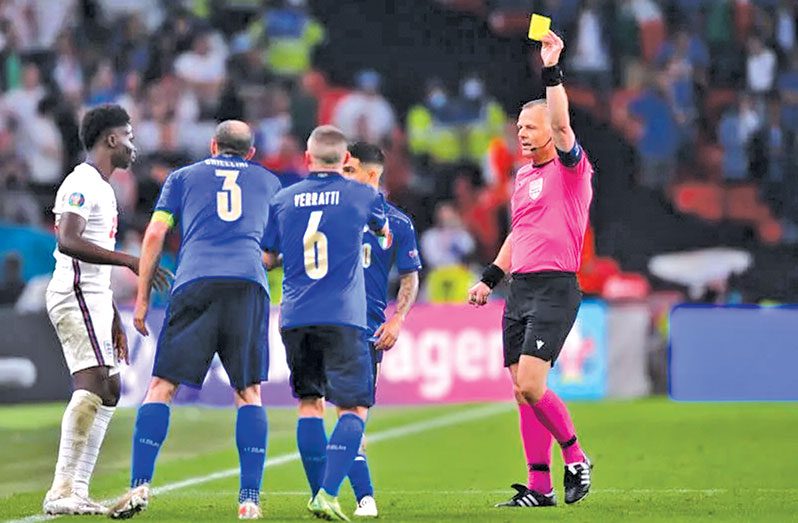 Euro 2020 Final, Italy v England at Wembley.