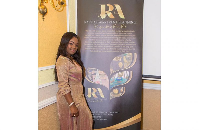 Owner of Rare Affairs Event Planning, Shaunette Braithwaite