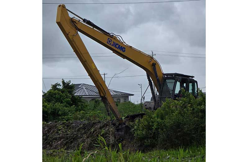 GPL identified the excavator as belonging to S. Joseph Transportation & Machinery Rentals and said it was being operated by Garfield Hinds at the time of the incident