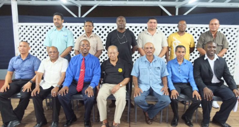 The new executive committee of the Guyana National Rifle Association (GNRA)