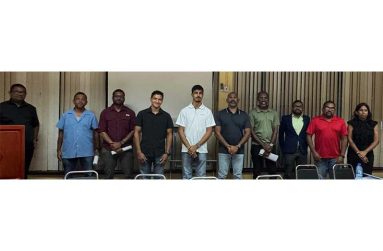 Members of the newly elected Board of Directors