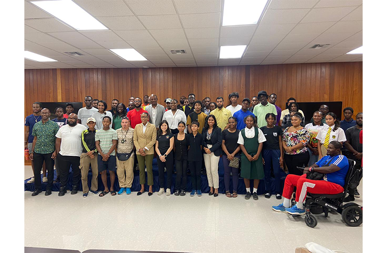 GOA Executives Garfield Wiltshire, Cristy Campbell, Godfrey Munroe and Vidushi Persaud-McKinnon