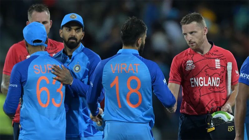 India exited the 2022 T20 World Cup after a ten-wicket defeat in their semifinal against England  (AFP/Getty Images)