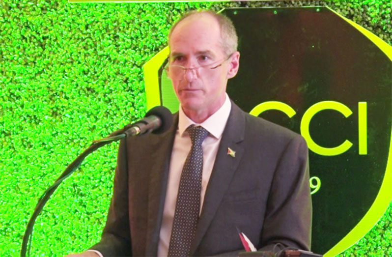 President of ExxonMobil Guyana Alistair Routledge